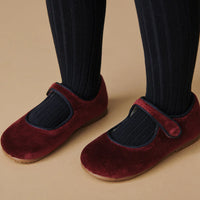velvet mary janes