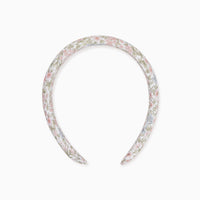 wide headband pink floral