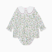 baby green floral calista set