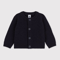 baby navy cardigan