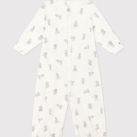 baby girl white bunny gown