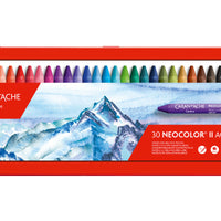 neocolor set 30 colored wax pastels