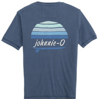 boys blue boardset tee