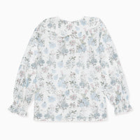 baby blue floral carlotta shirt