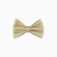 girls small bow clip gold
