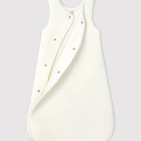 baby girl white velour bunting