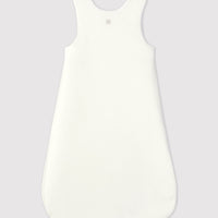 baby girl white velour bunting