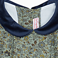 girls green arcadia smock dress