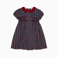 girls tartan arcadia smock dress