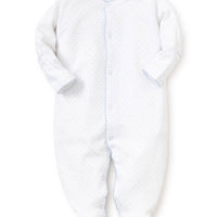 new kissy dots print footie