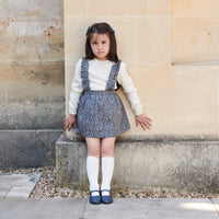 girls green floral agata skirt