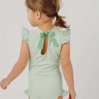 gingham rashguard 1pc