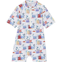 paros short-sleeved swimsuit