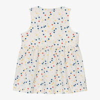 sleeveless dots dress