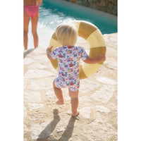 paros short-sleeved swimsuit