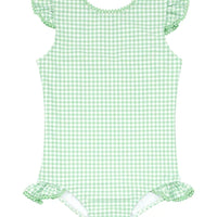 gingham rashguard 1pc