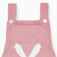 crispa knitted dungarees pink