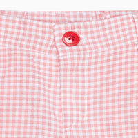 bocusi bermuda short red gingham