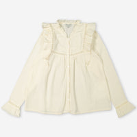 women's blerta blouse ivory