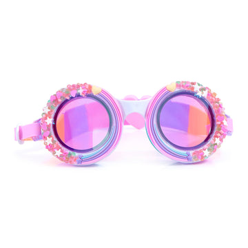 blueberry cupcake swim goggles