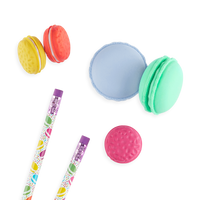 le macaron patisserie scented eraser set