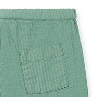 baby seersucker pants green