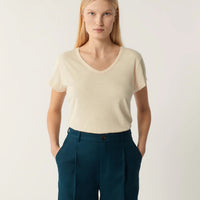 women's dominique tee beige