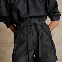 uomo chambray short