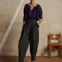 prima violet blouse