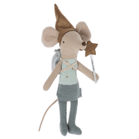 tooth fairy mouse in matchbox blue