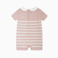 baby clavel playsuit pink