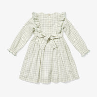 emily dress green tattersall