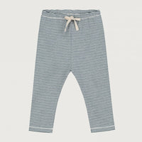 baby striped leggings blue grey