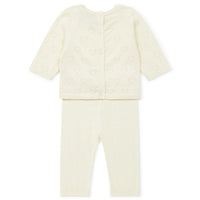 newborn heart set creme
