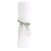 muslin swaddle pink spot