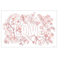 valentines coloring posters