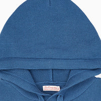 leo hoodie jumper blue