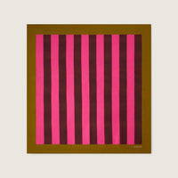 carre scarf khaki rose
