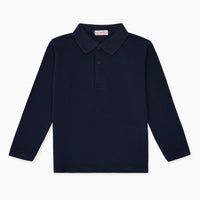 baby braulio ls polo shirt navy