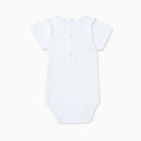 pluma body vest white