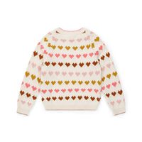 hearts pullover creme bonton