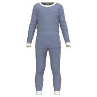 baby striped ls loungewear blue white