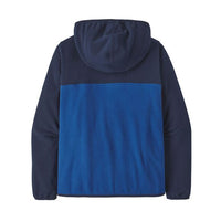 boys micro d snap jacket blue