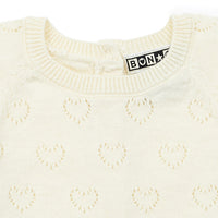 newborn heart set creme