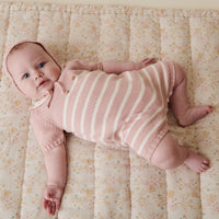 baby clavel playsuit pink