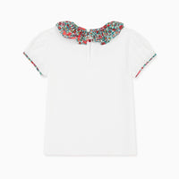 peonia top pink floral