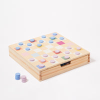 wooden chess & checkers