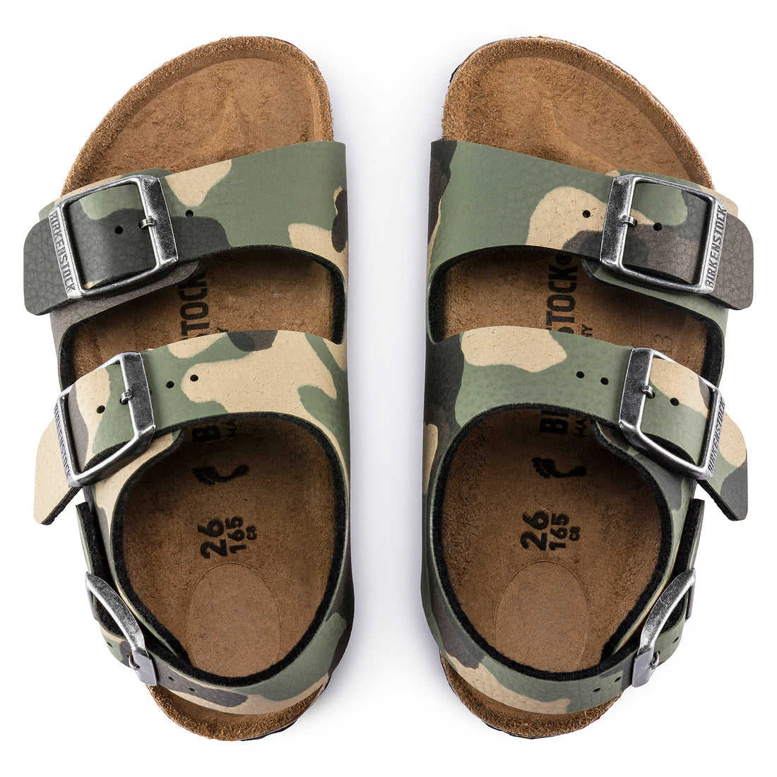 milano sandals camo