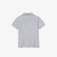 boys gray polo shirt