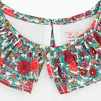peonia top pink floral